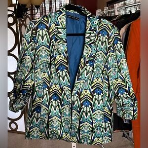 🔥 “Art-Deco Diva” Statement Blazer (Preston & York, Size 18) 🔥